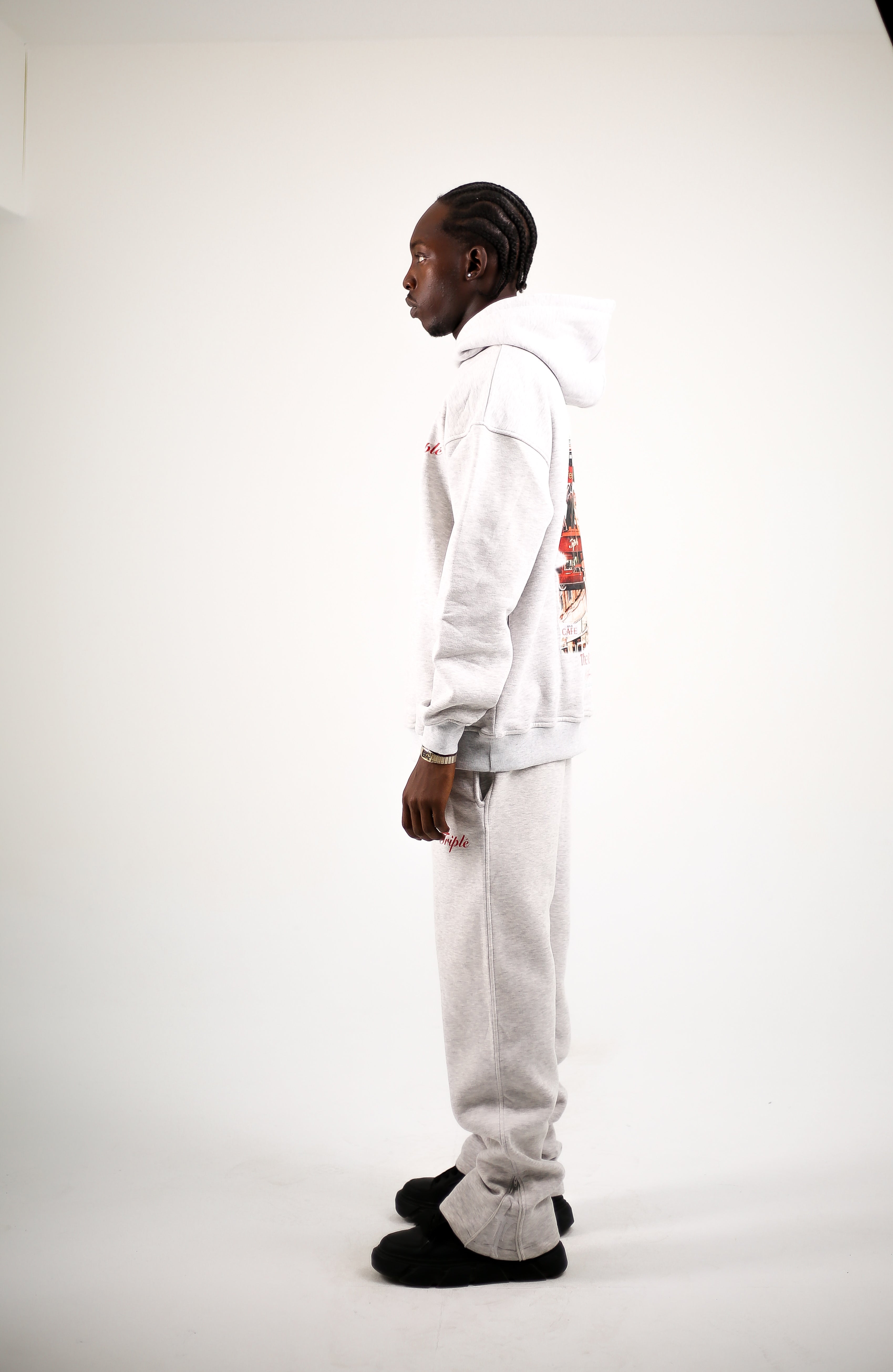 The Monochrome (hoodie/ bottoms) (Grey)