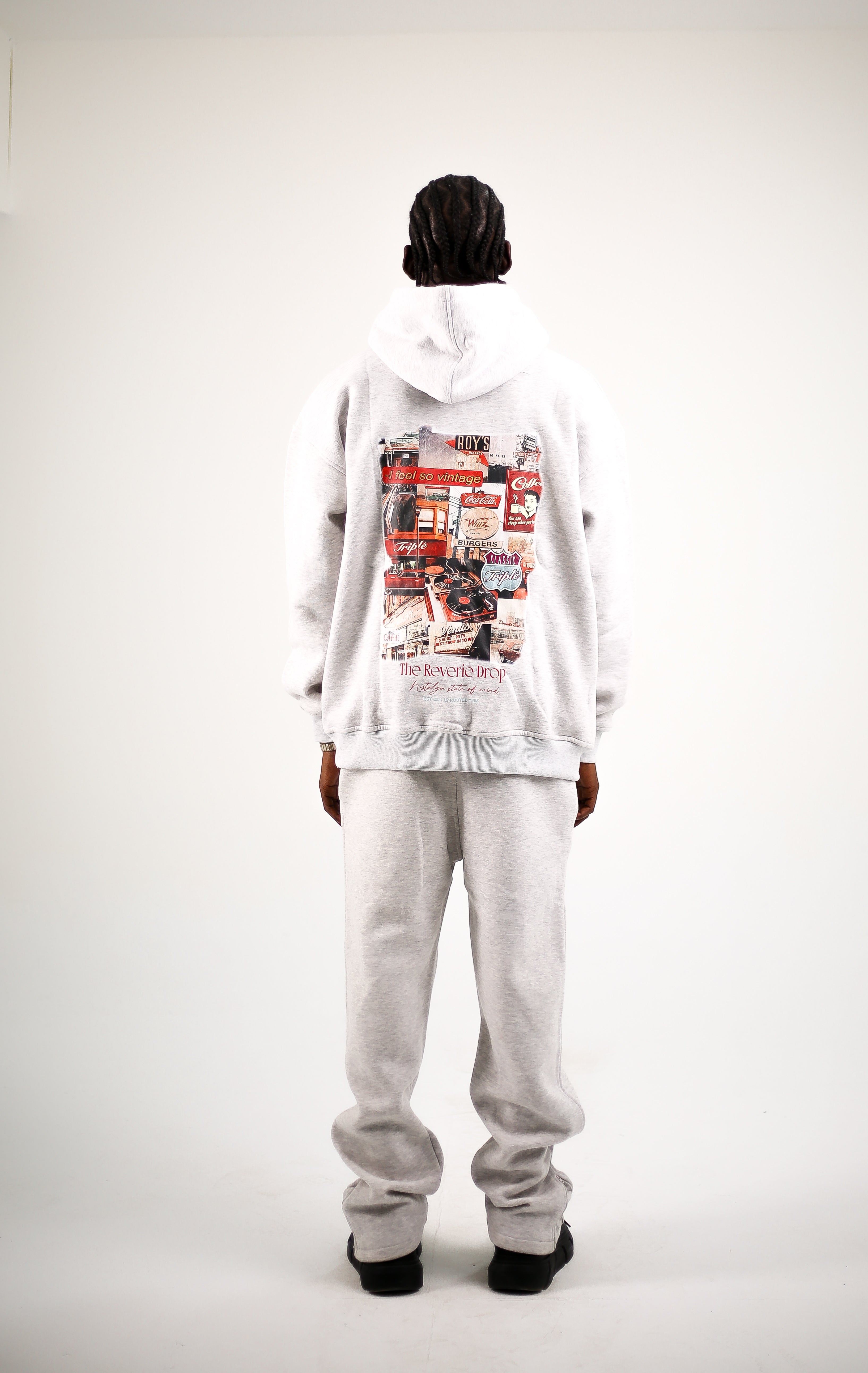 The Monochrome (hoodie/ bottoms) (Grey)