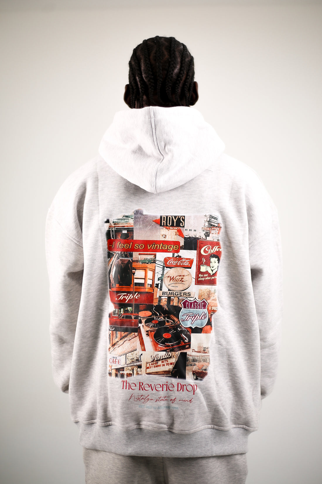 The Monochrome (hoodie/ bottoms) (Grey)