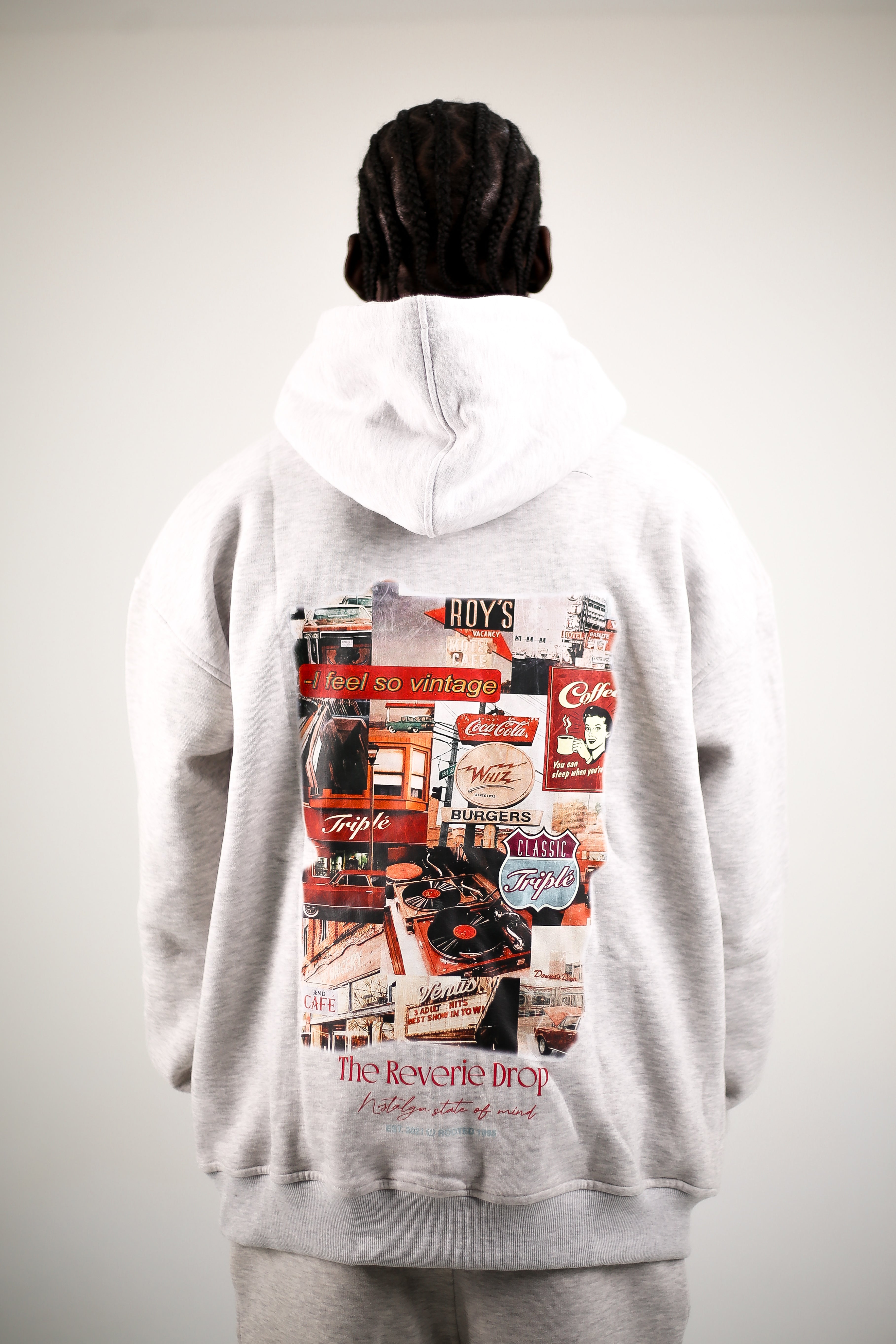 The Monochrome (hoodie/ bottoms) (Grey)