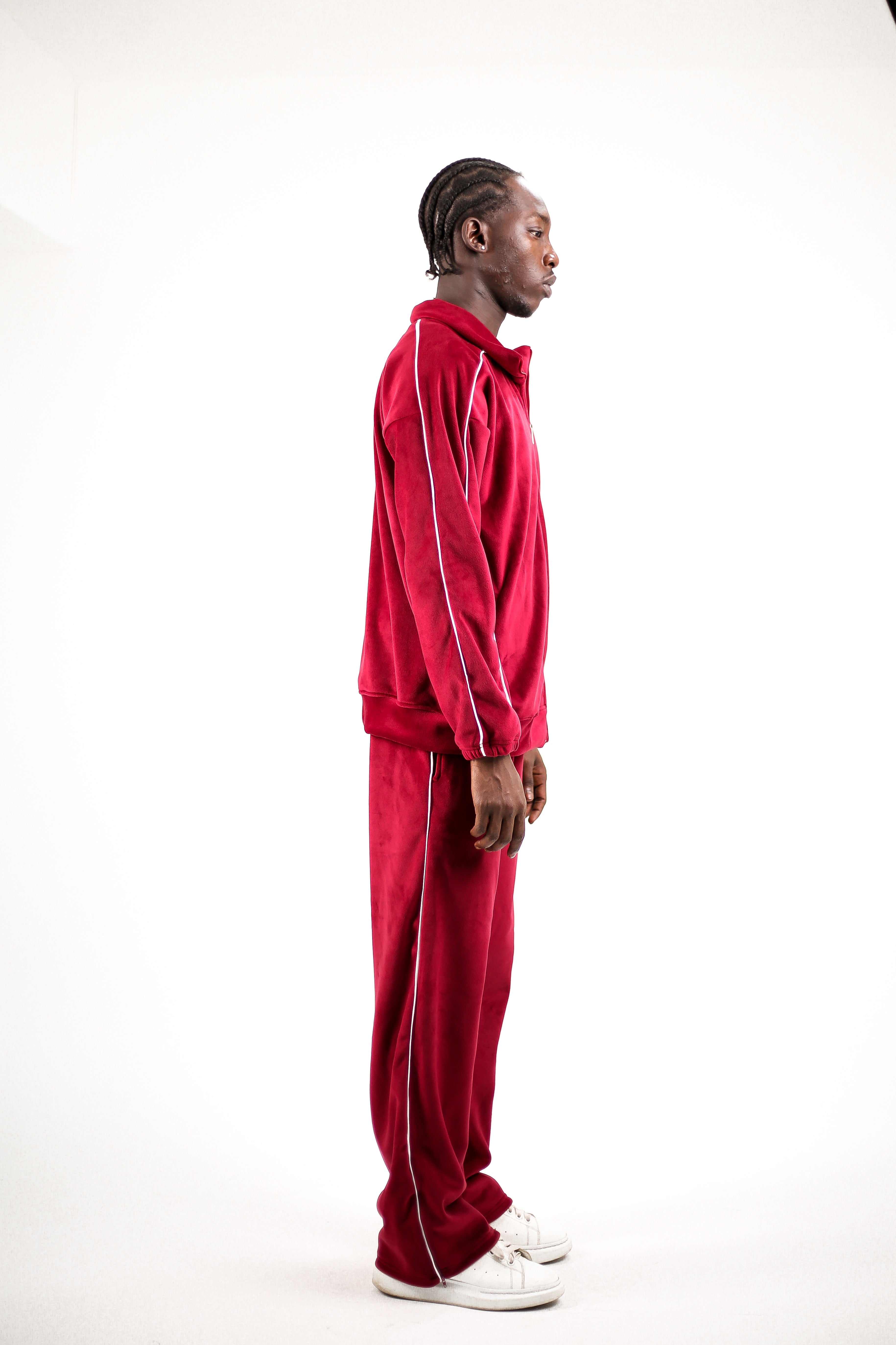 The Crimson Vice (sweater/ trousers) (Deep Red)