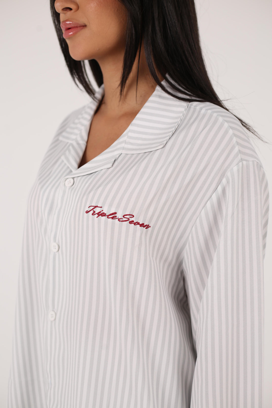 The obsidian bloom collection Soft striped long shirts (Girls)