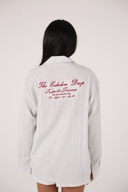 The obsidian bloom collection Soft striped long shirts (Girls)