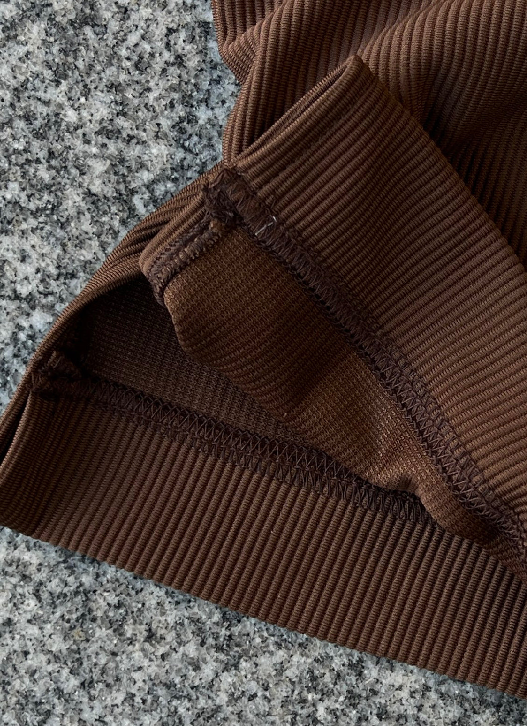 Silk pleated ash brown with (Short)